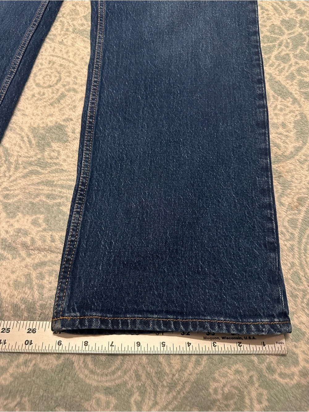 Abercrombie Fitch The Baggy Low Rise Denim Jeans Curvy Love 27 Cambodia - Picture 7 of 8